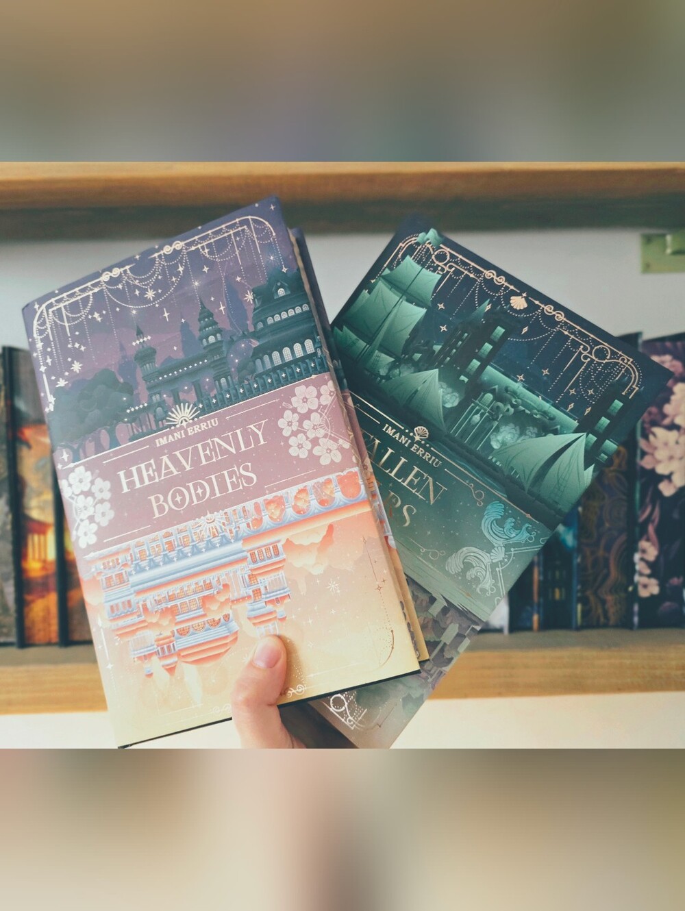 Fairyloot SIGNED Heavenly Bodies & Fallen Stars By Imani Erriu